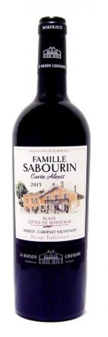 Vin Famille Sabourin Cuvée Alexis AOC Blaye Côtes de Bordeaux – rouge excellent rapport qualité prix